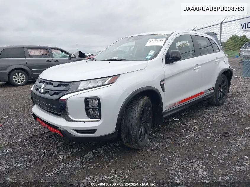 2023 Mitsubishi Outlander Sport 2.0 Ralliart Awc VIN: JA4ARUAU8PU008783 Lot: 40438739