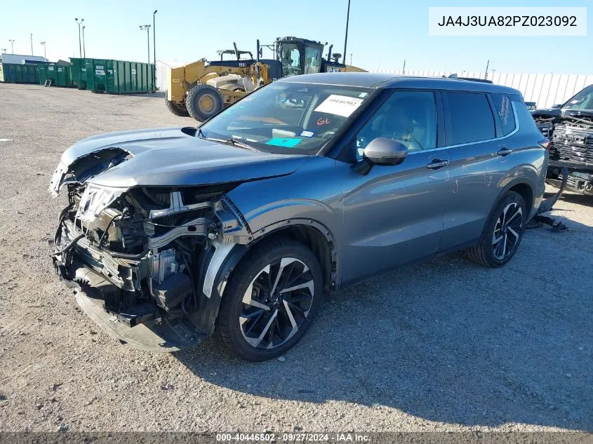 2023 Mitsubishi Outlander Se/Se Black Edition/Se Te VIN: JA4J3UA82PZ023092 Lot: 40446502