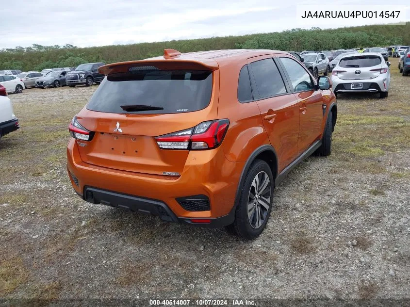 JA4ARUAU4PU014547 2023 Mitsubishi Outlander Sport S/Se/Es/Le/Ralliart/Rugge