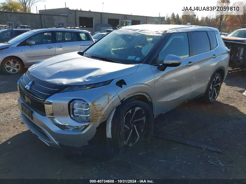 2023 Mitsubishi Outlander Se 2.5 VIN: JA4J4UA83PZ059810 Lot: 40734608