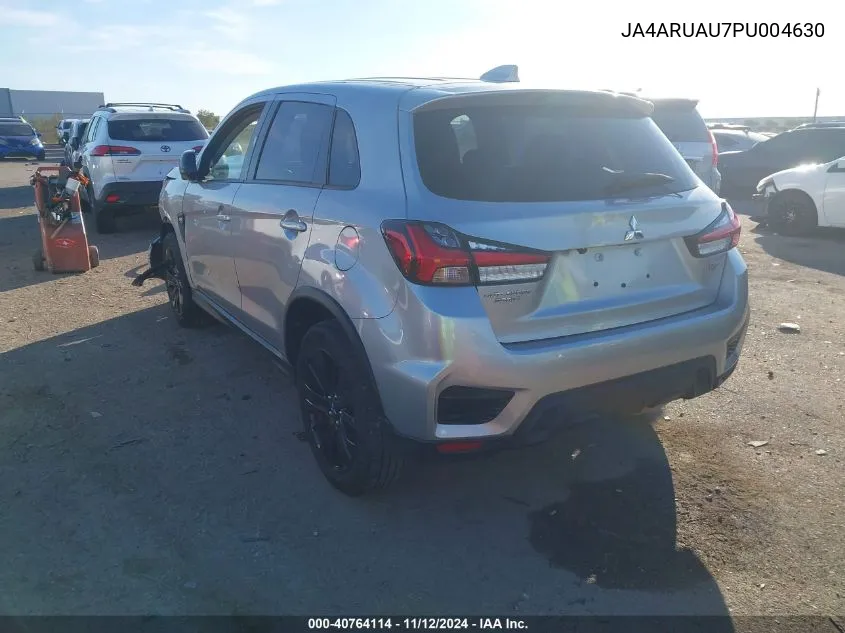 2023 Mitsubishi Outlander Sport 2.0 Es /2.0 Le /2.0 Ralliart /2.0 S /2.0 Se VIN: JA4ARUAU7PU004630 Lot: 40764114