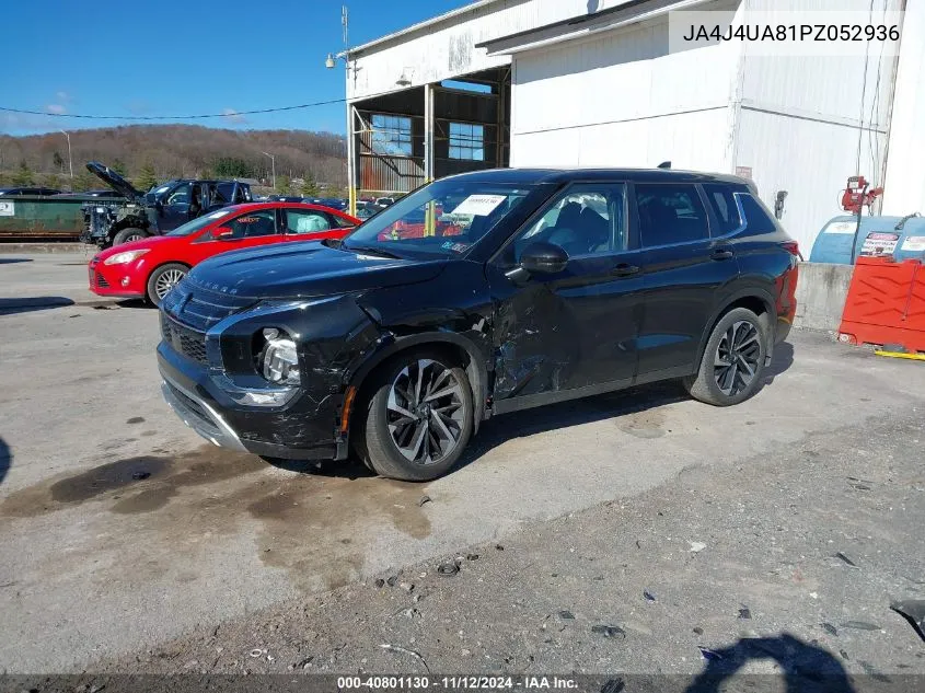 2023 Mitsubishi Outlander Se 2.5 VIN: JA4J4UA81PZ052936 Lot: 40801130