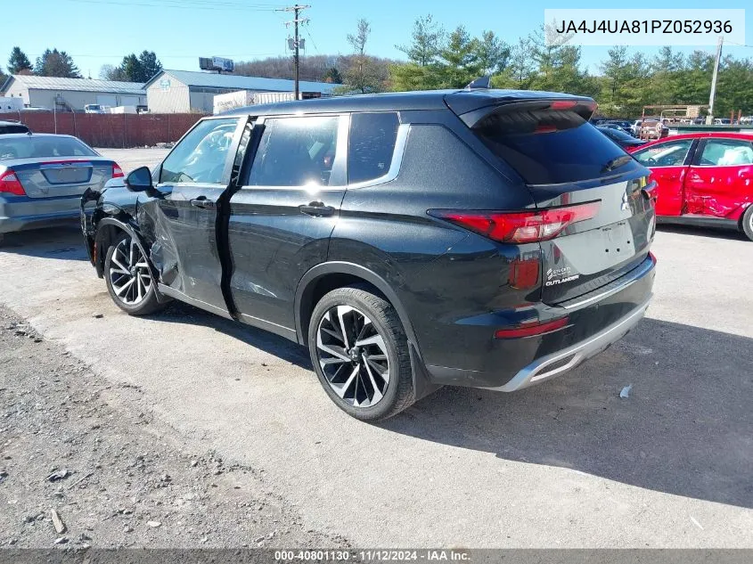 2023 Mitsubishi Outlander Se 2.5 VIN: JA4J4UA81PZ052936 Lot: 40801130