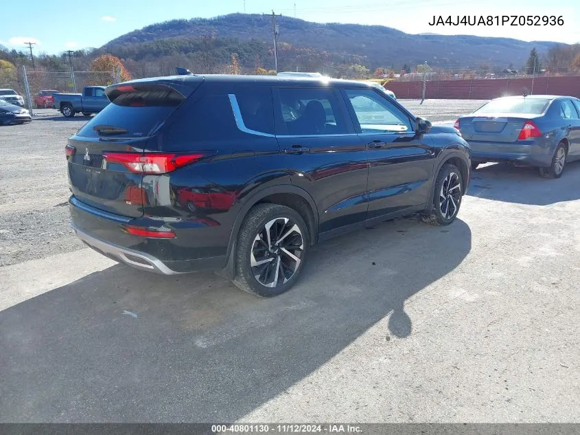 2023 Mitsubishi Outlander Se 2.5 VIN: JA4J4UA81PZ052936 Lot: 40801130