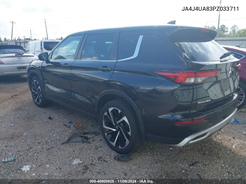 2023 Mitsubishi Outlander Ralliart /Se 2.5 /Se Black Edition /Se Special Editiont VIN: JA4J4UA83PZ033711 Lot: 40808925