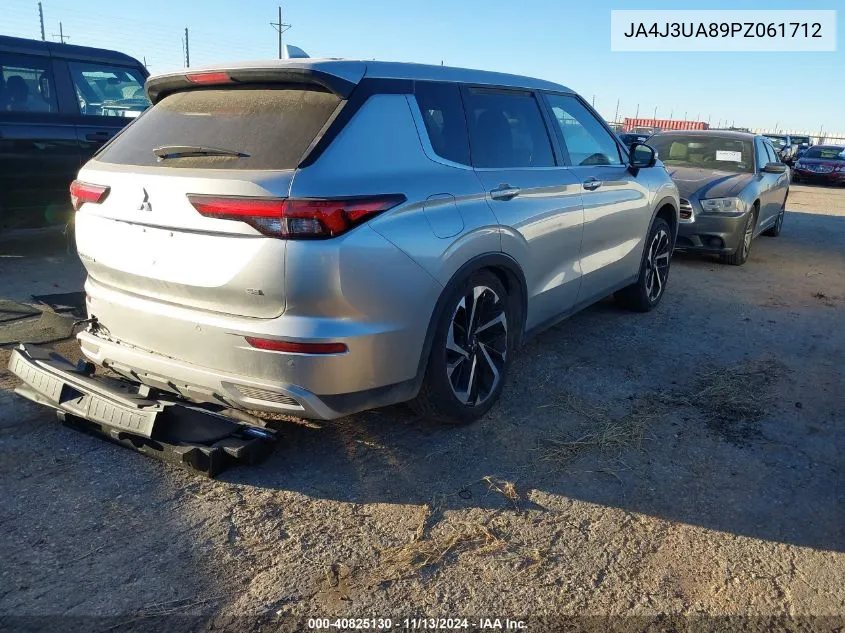 2023 Mitsubishi Outlander Se 2.5 2Wd VIN: JA4J3UA89PZ061712 Lot: 40825130