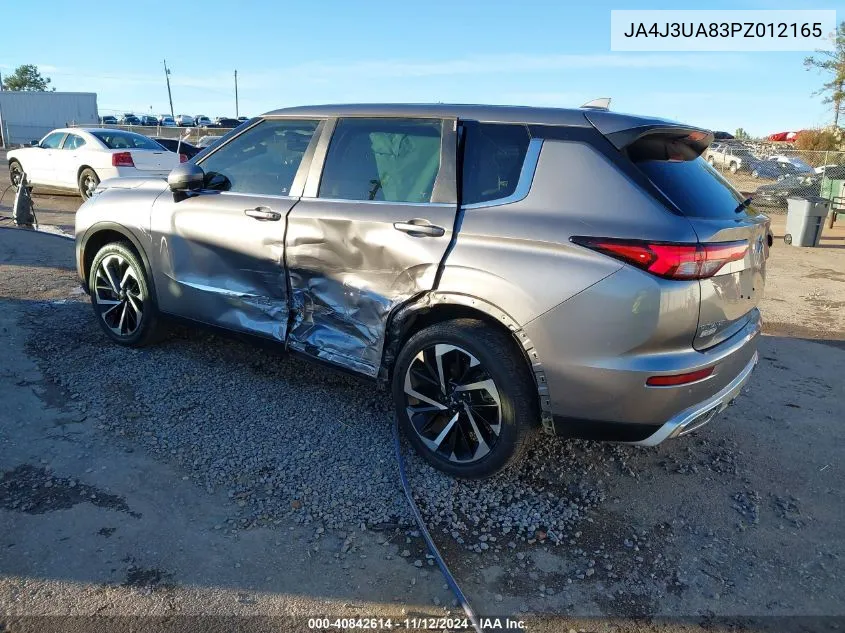 2023 Mitsubishi Outlander Se 2.5 2Wd/Se Black Edition 2Wd/Se Special Edition 2Wd VIN: JA4J3UA83PZ012165 Lot: 40842614