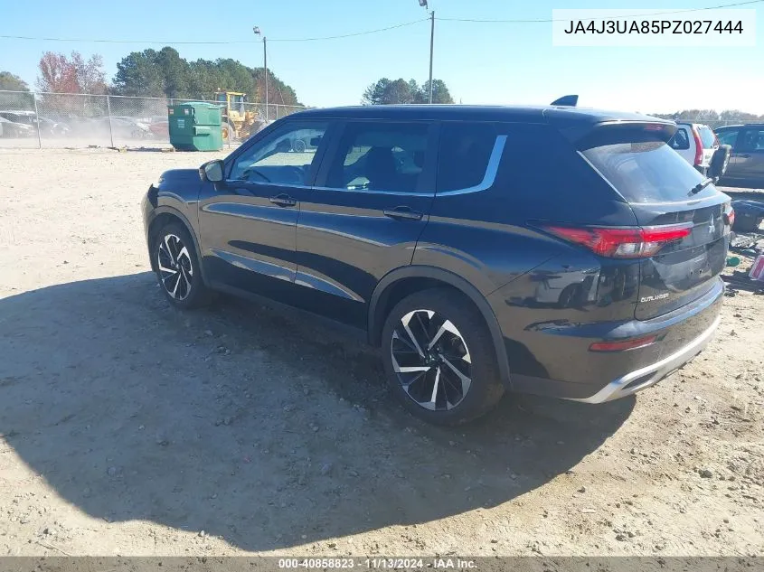 2023 Mitsubishi Outlander Se 2.5 2Wd/Se Black Edition 2Wd/Se Special Edition 2Wd VIN: JA4J3UA85PZ027444 Lot: 40858823