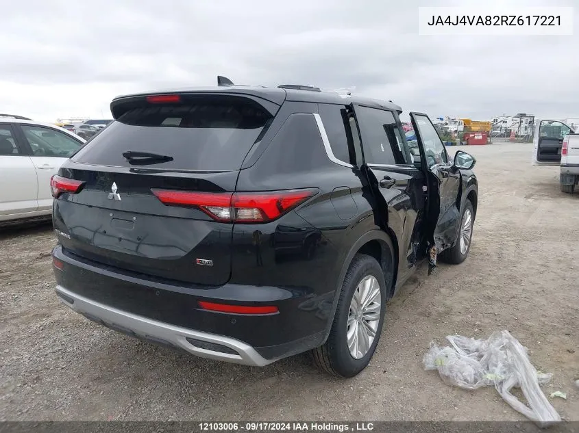 JA4J4VA82RZ617221 2024 Mitsubishi Outlander