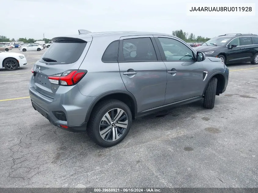 JA4ARUAU8RU011928 2024 Mitsubishi Outlander Sport 2.0 Es Awc/2.0 Le Awc/2.0 Ralliart Awc/2.0 S Awc/2.0 Se Awc/2.0 Trail Edition Awc