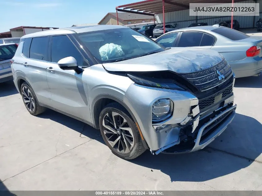 2024 Mitsubishi Outlander Se/Black Edition VIN: JA4J3VA82RZ012263 Lot: 40155189