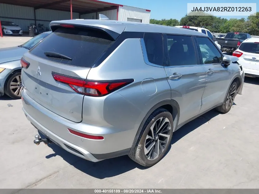 2024 Mitsubishi Outlander Se/Black Edition VIN: JA4J3VA82RZ012263 Lot: 40155189