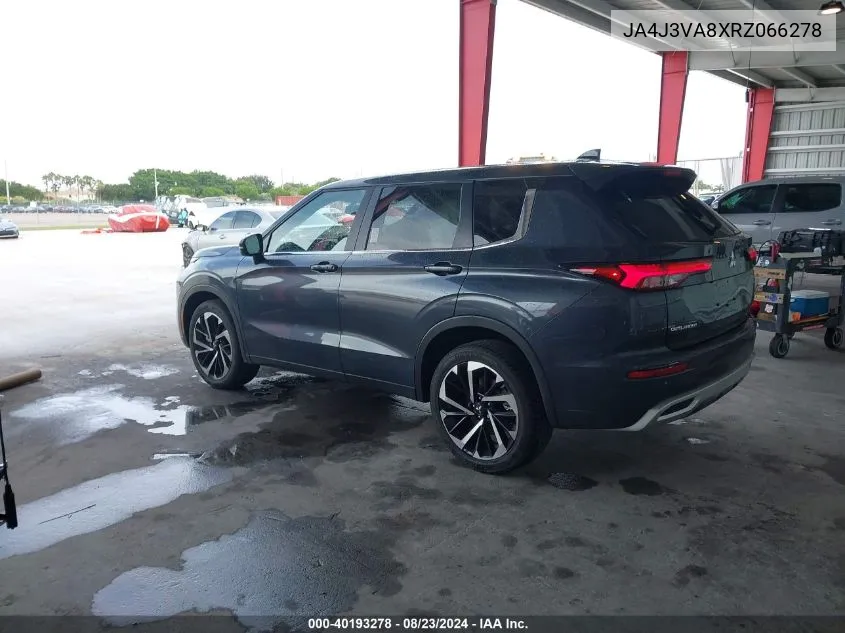 JA4J3VA8XRZ066278 2024 Mitsubishi Outlander Se 2.5 2Wd