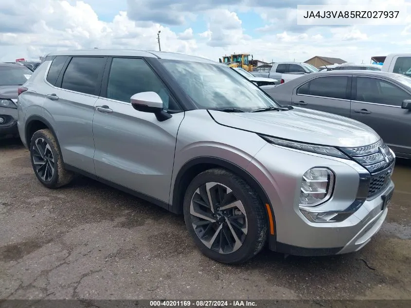 2024 Mitsubishi Outlander Se 2.5 2Wd VIN: JA4J3VA85RZ027937 Lot: 40201169