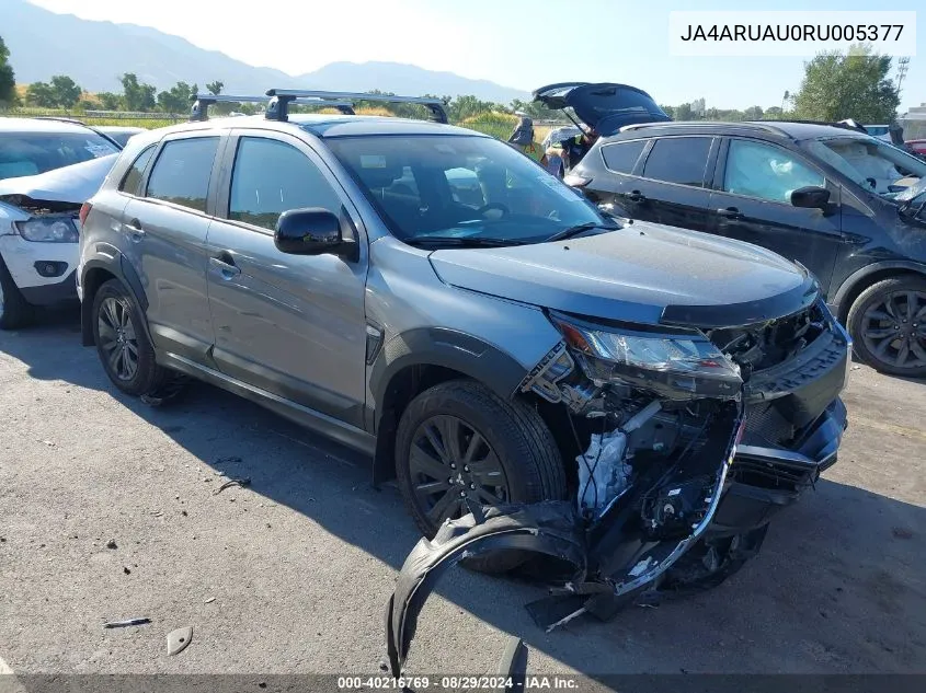 2024 Mitsubishi Outlander Sport 2.0 Trail Edition Awc VIN: JA4ARUAU0RU005377 Lot: 40216769