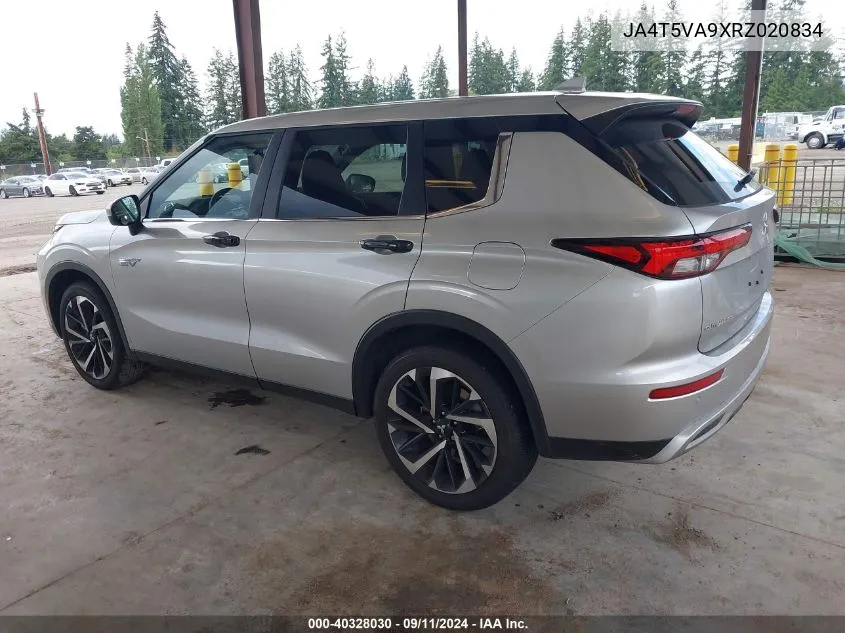 2024 Mitsubishi Outlander Phev Se S-Awc VIN: JA4T5VA9XRZ020834 Lot: 40328030