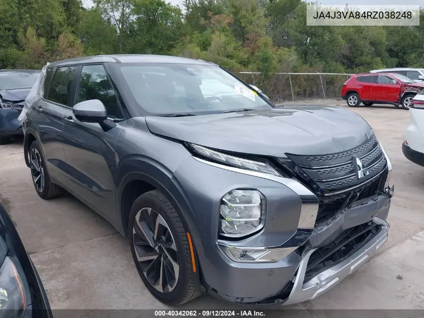 2024 Mitsubishi Outlander Se 2.5 2Wd/Se Black Edition S-Awc/Se Black Edition W/Pano Roof VIN: JA4J3VA84RZ038248 Lot: 40342062