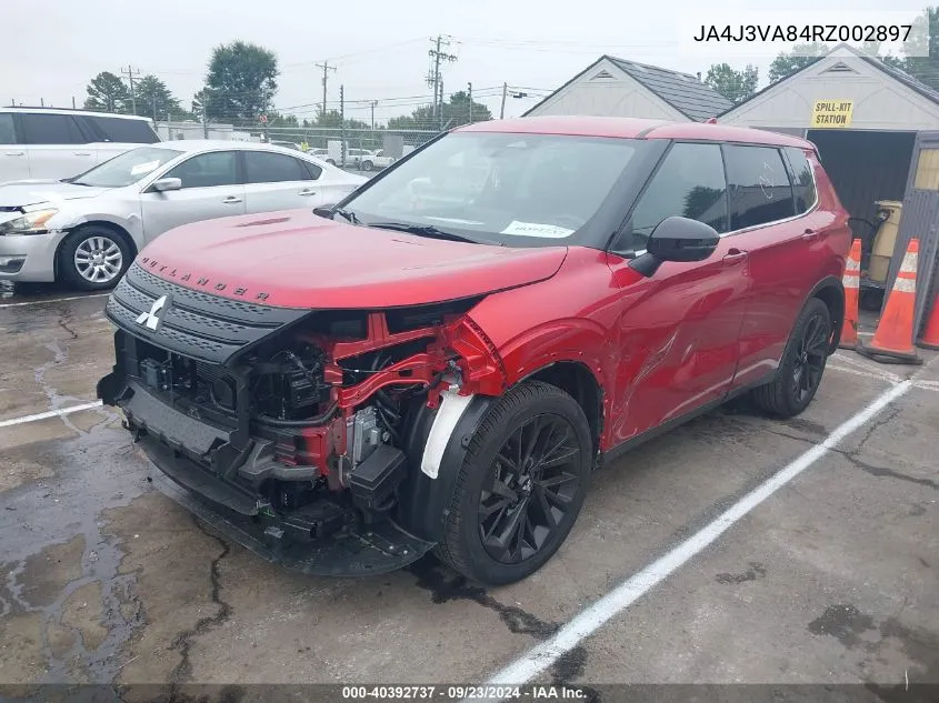 2024 Mitsubishi Outlander Se Black Edition S-Awc VIN: JA4J3VA84RZ002897 Lot: 40392737