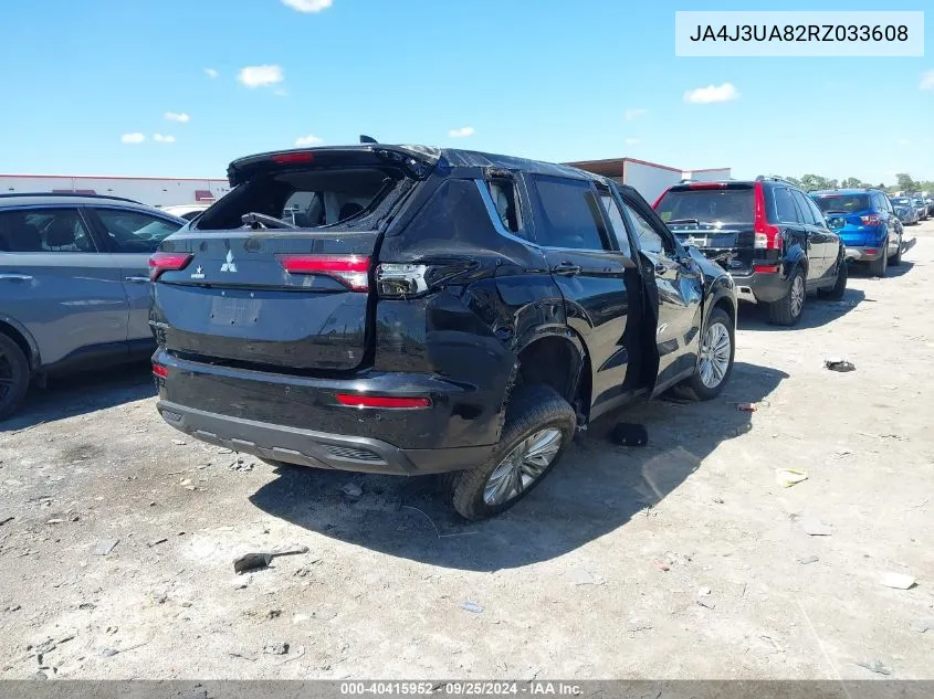 2024 Mitsubishi Outlander Es 2.5 2Wd VIN: JA4J3UA82RZ033608 Lot: 40415952