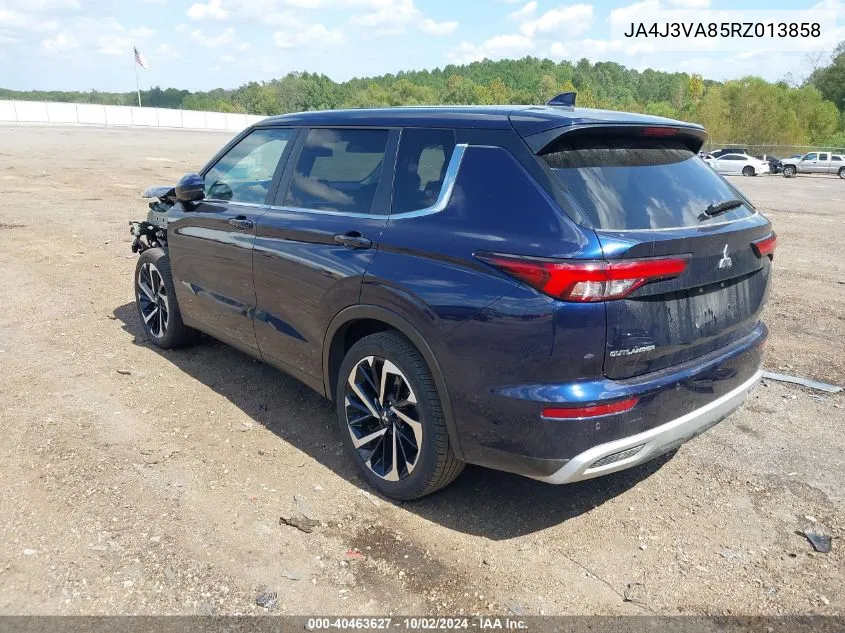 2024 Mitsubishi Outlander Se 2.5 2Wd/Se Black Edition S-Awc/Se Black Edition W/Pano Roof VIN: JA4J3VA85RZ013858 Lot: 40463627