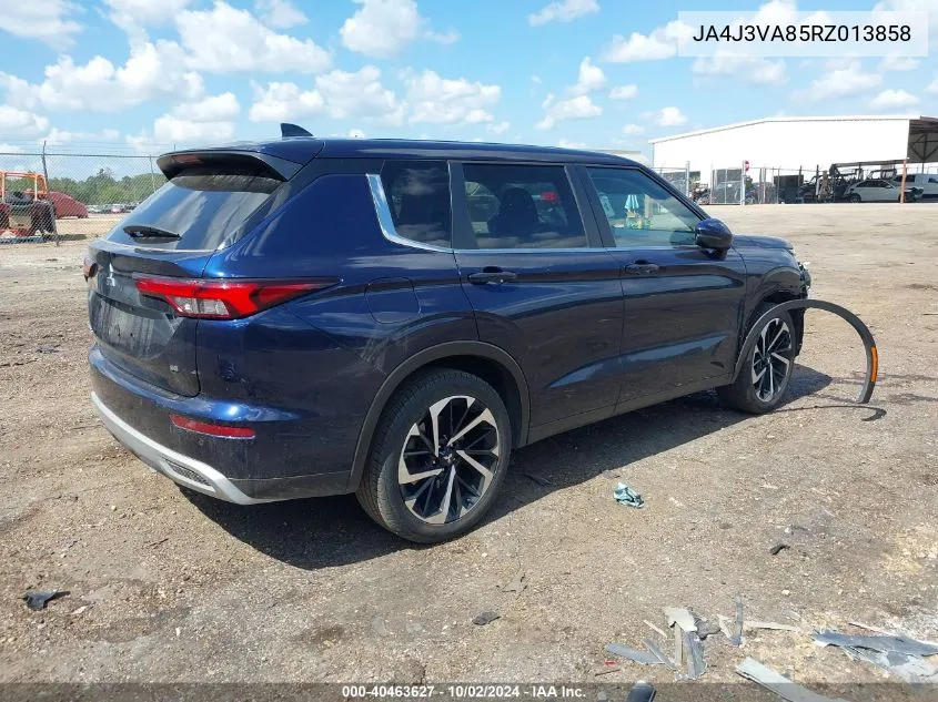 2024 Mitsubishi Outlander Se 2.5 2Wd/Se Black Edition S-Awc/Se Black Edition W/Pano Roof VIN: JA4J3VA85RZ013858 Lot: 40463627