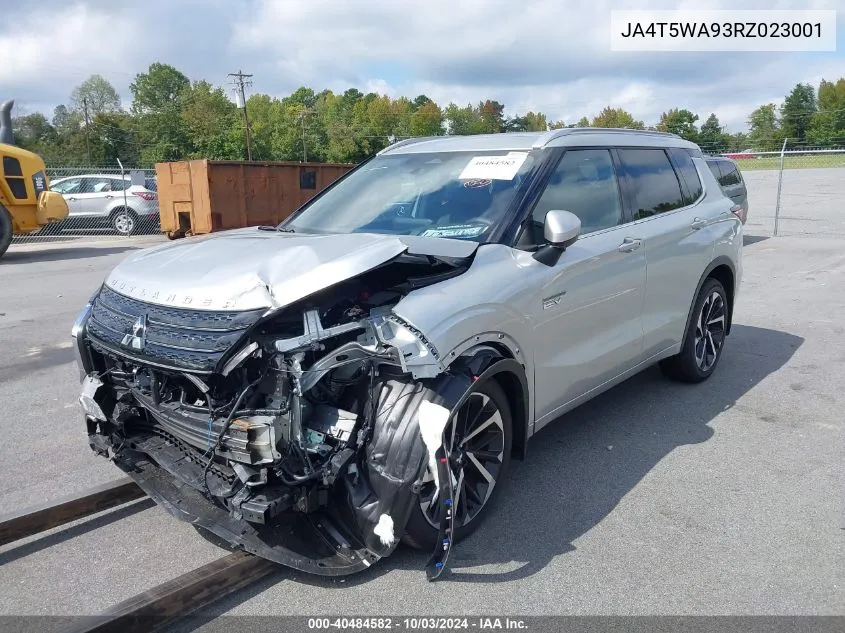 2024 Mitsubishi Outlander Phev Sel S- VIN: JA4T5WA93RZ023001 Lot: 40484582