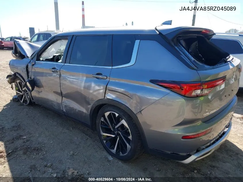 2024 Mitsubishi Outlander Se 2.5 /Se Black Edition /Se Black Edition W/Pano Roof /Se Ralliart VIN: JA4J4VA85RZ045089 Lot: 40529604