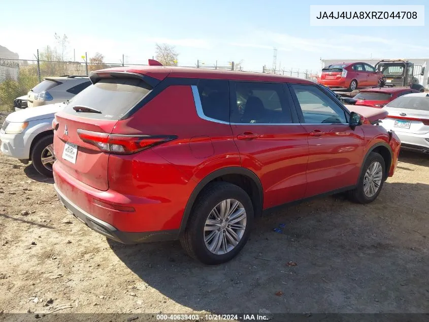 JA4J4UA8XRZ044708 2024 Mitsubishi Outlander Es