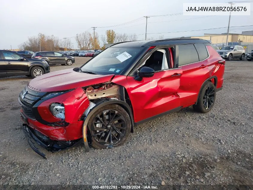 2024 Mitsubishi Outlander Sel Black Edition VIN: JA4J4WA88RZ056576 Lot: 40702293