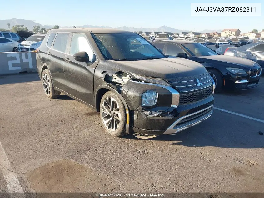 2024 Mitsubishi Outlander Se 2.5 2Wd/Se Black Edition S-Awc/Se Black Edition W/Pano Roof VIN: JA4J3VA87RZ082311 Lot: 40727618