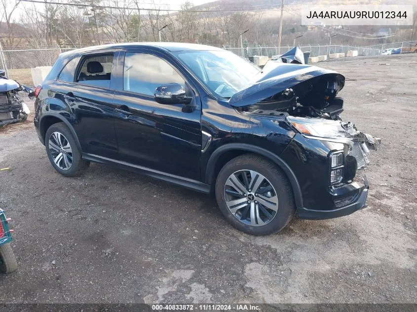 2024 Mitsubishi Outlander Sport 2.0 Es /2.0 Le /2.0 Ralliart /2.0 S /2.0 Se /2.0 Trail Edition /Es/Le/Ralliart/S/Se/Trail Edition VIN: JA4ARUAU9RU012344 Lot: 40833872