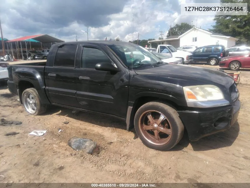 2007 Mitsubishi Raider Ls VIN: 1Z7HC28K37S126464 Lot: 40385510