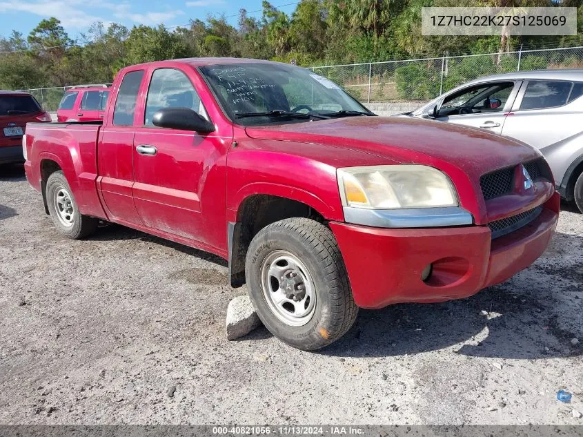 2007 Mitsubishi Raider Ls VIN: 1Z7HC22K27S125069 Lot: 40821056