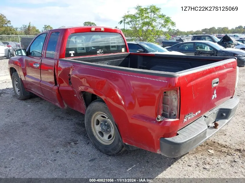 2007 Mitsubishi Raider Ls VIN: 1Z7HC22K27S125069 Lot: 40821056