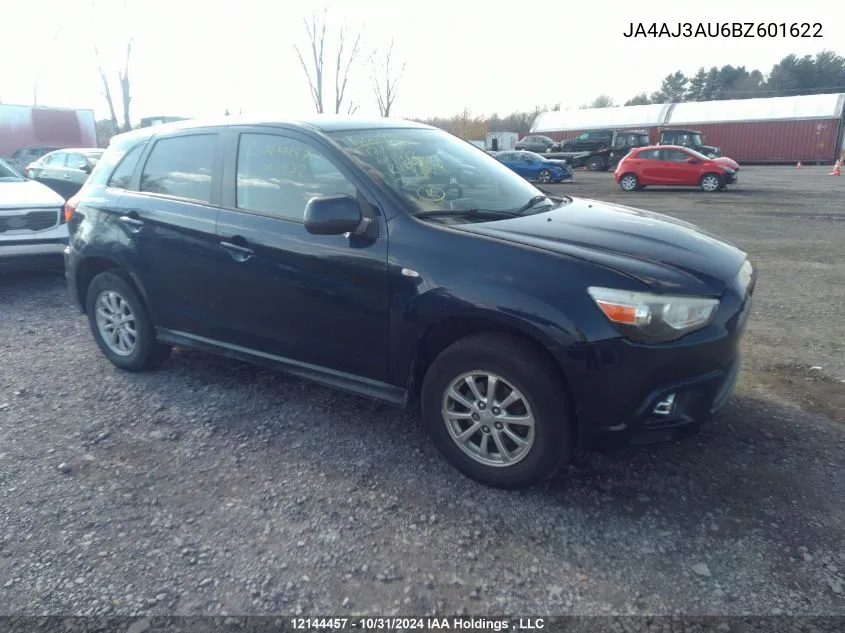 2011 Mitsubishi Rvr VIN: JA4AJ3AU6BZ601622 Lot: 12144457