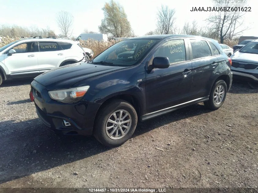 2011 Mitsubishi Rvr VIN: JA4AJ3AU6BZ601622 Lot: 12144457