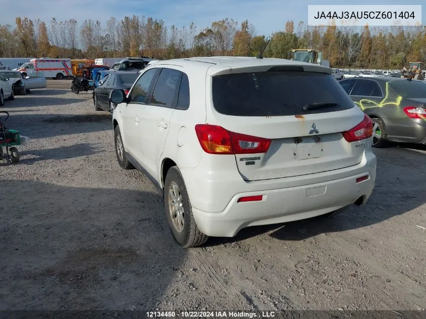 2012 Mitsubishi Rvr VIN: JA4AJ3AU5CZ601404 Lot: 12134450