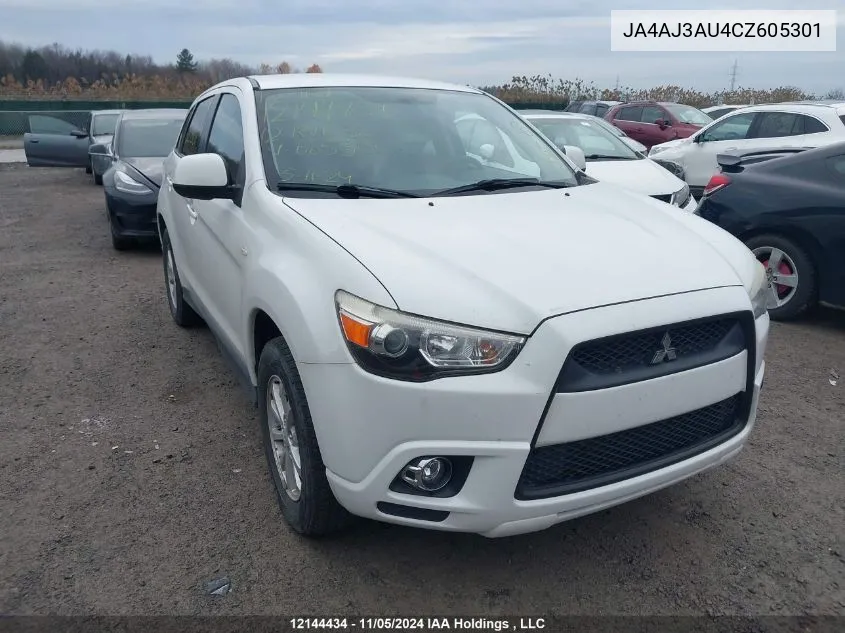 2012 Mitsubishi Rvr Se VIN: JA4AJ3AU4CZ605301 Lot: 12144434