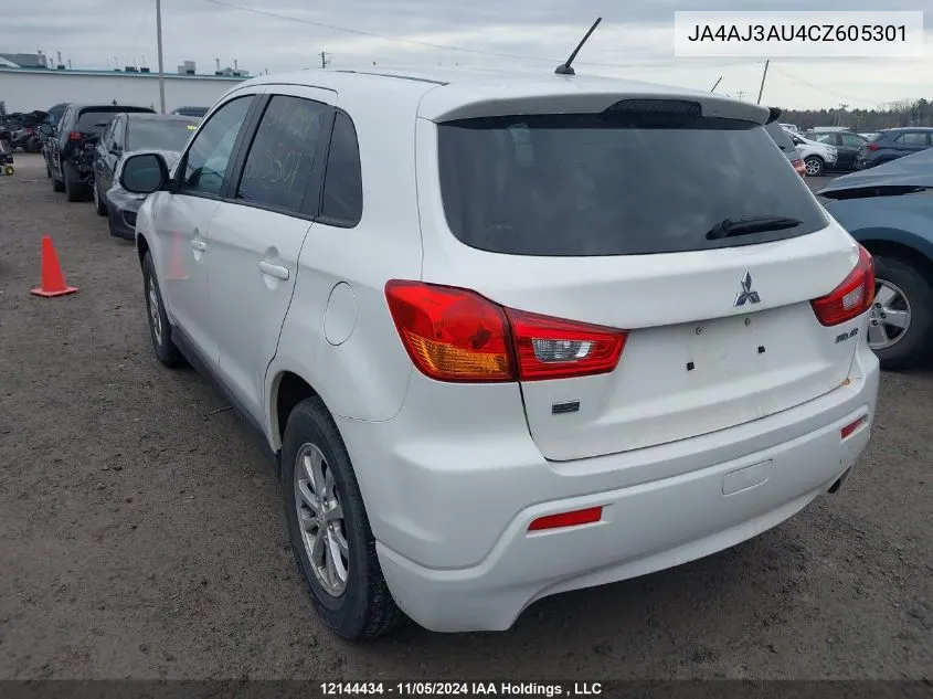 2012 Mitsubishi Rvr Se VIN: JA4AJ3AU4CZ605301 Lot: 12144434