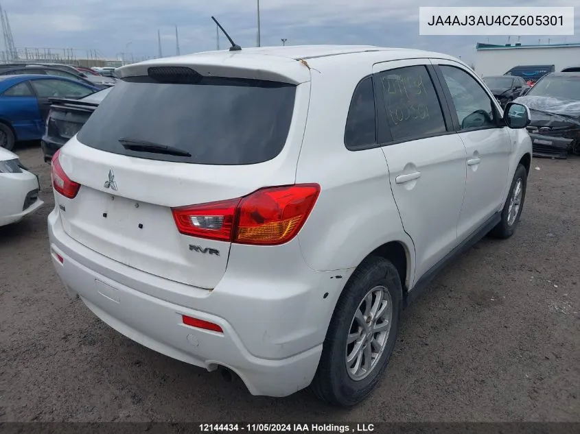 2012 Mitsubishi Rvr Se VIN: JA4AJ3AU4CZ605301 Lot: 12144434