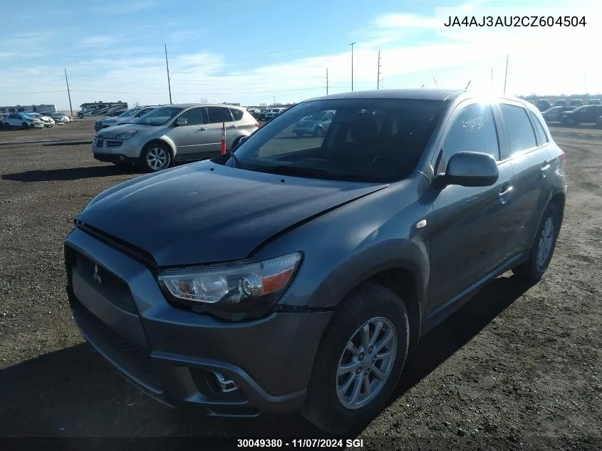 2012 Mitsubishi Rvr Se VIN: JA4AJ3AU2CZ604504 Lot: 30049380