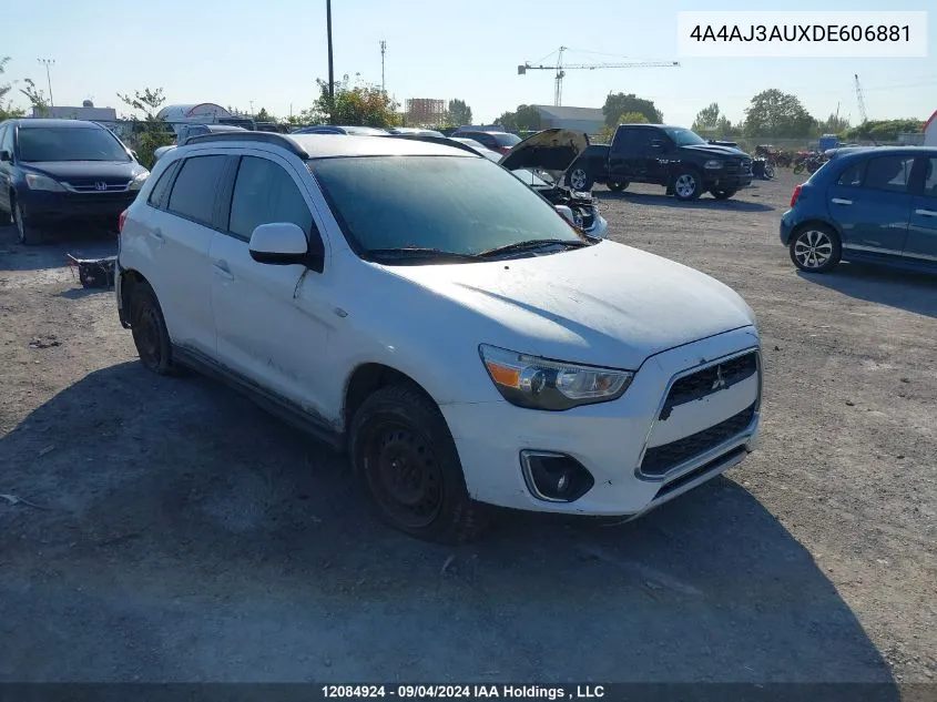 2013 Mitsubishi Rvr VIN: 4A4AJ3AUXDE606881 Lot: 12084924