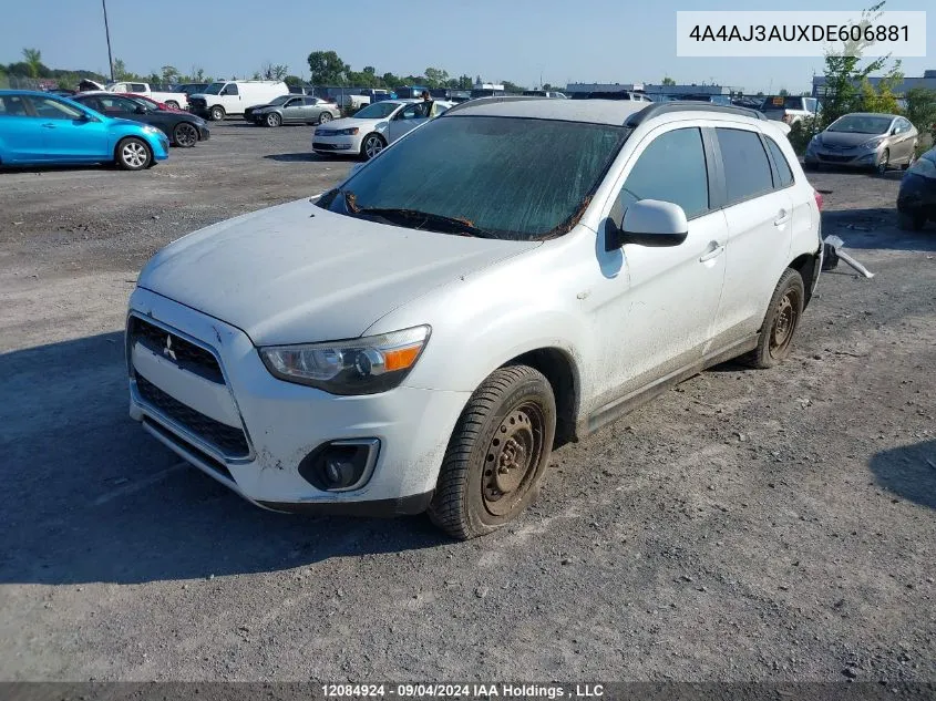 2013 Mitsubishi Rvr VIN: 4A4AJ3AUXDE606881 Lot: 12084924