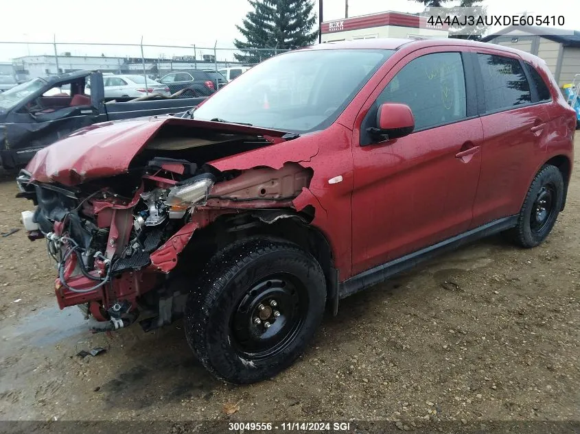 2013 Mitsubishi Rvr Se VIN: 4A4AJ3AUXDE605410 Lot: 30049556