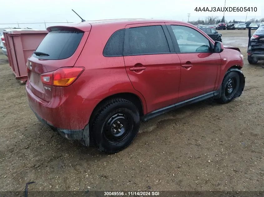 2013 Mitsubishi Rvr Se VIN: 4A4AJ3AUXDE605410 Lot: 30049556