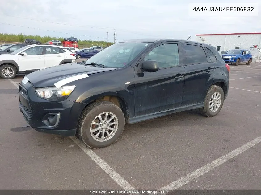 2015 Mitsubishi Rvr VIN: 4A4AJ3AU4FE606832 Lot: 12104245