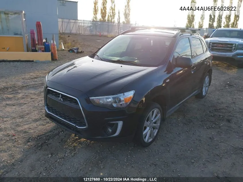 2015 Mitsubishi Rvr VIN: 4A4AJ4AU6FE602822 Lot: 12127680