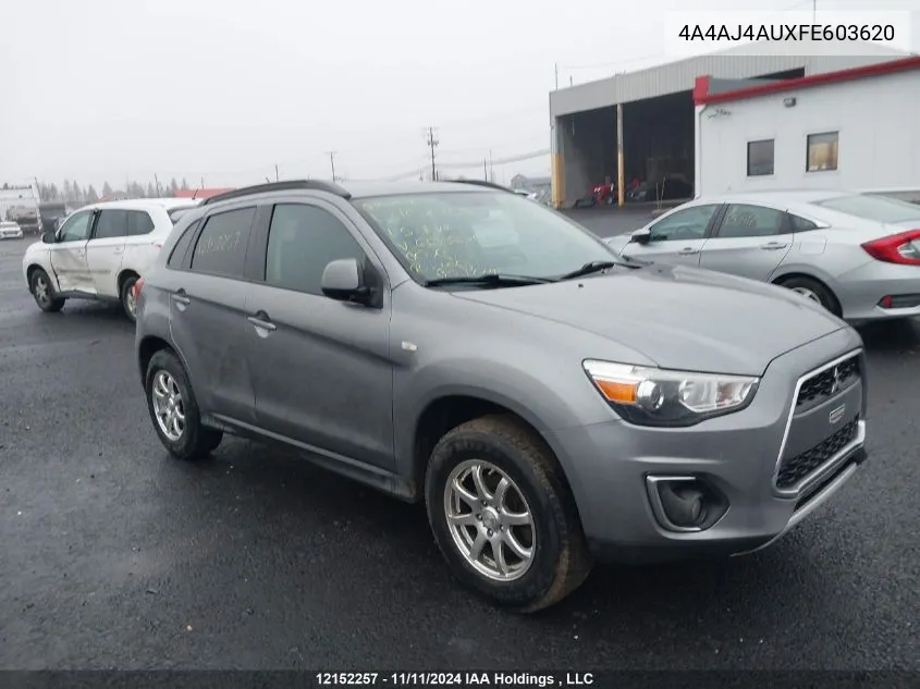 2015 Mitsubishi Rvr VIN: 4A4AJ4AUXFE603620 Lot: 12152257