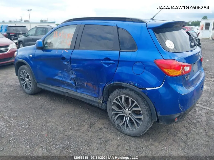 JA4AJ4AW1GZ605284 2016 Mitsubishi Rvr