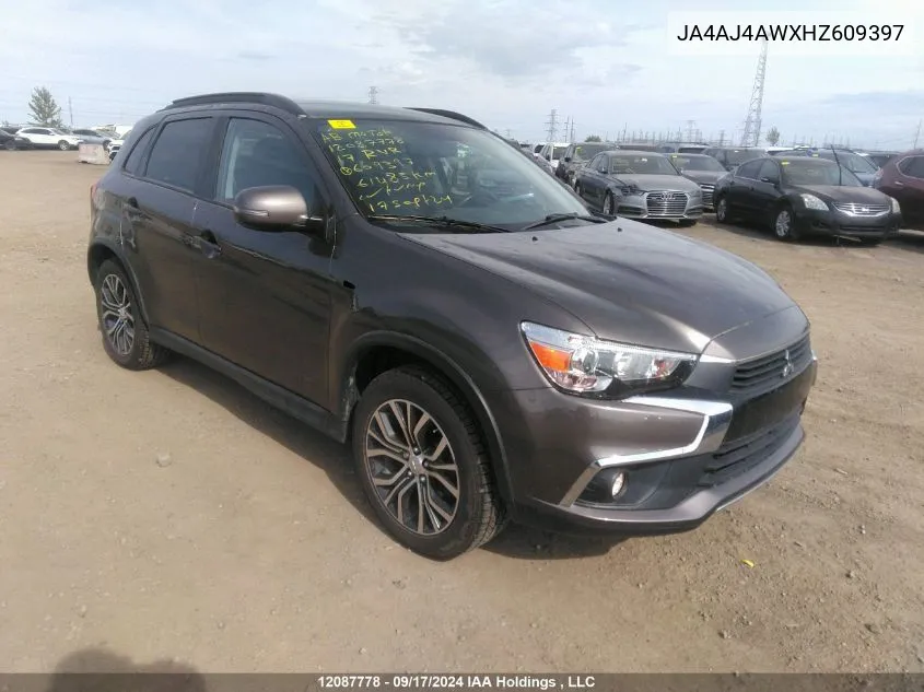 2017 Mitsubishi Rvr VIN: JA4AJ4AWXHZ609397 Lot: 12087778